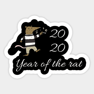 year of the rat 2020 Amazing  t shirt Sticker